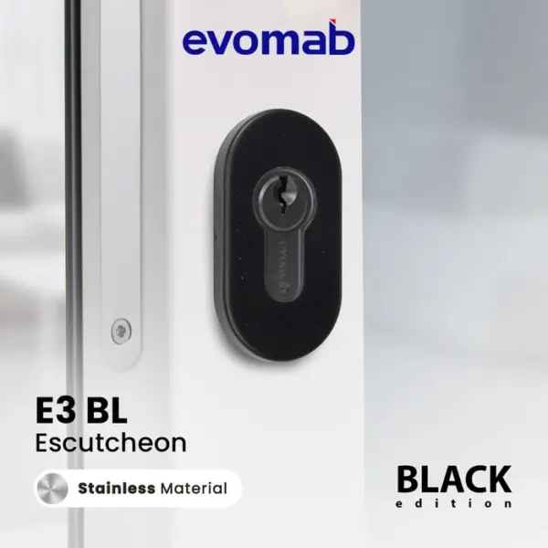 evomab Ring Kunci / Escutcheon Bulat E4 - Gambar 3