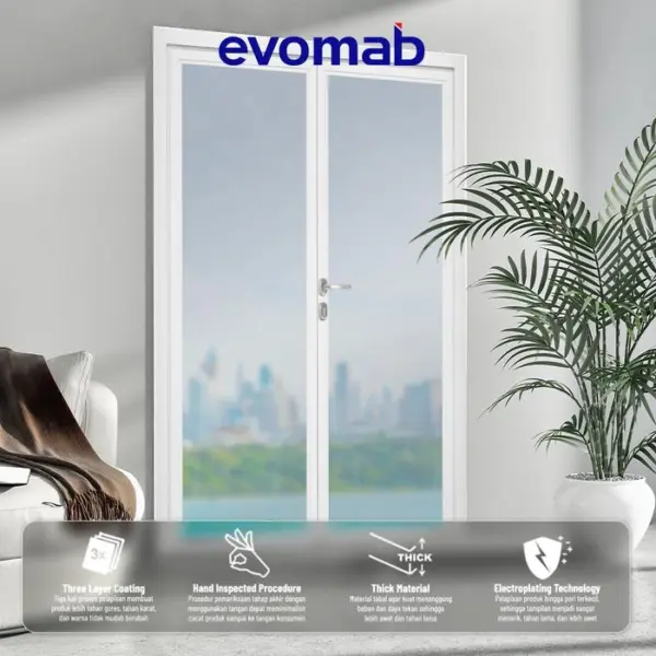 evomab Ring Kunci / Escutcheon Bulat E4 - Gambar 4