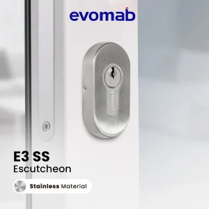 evomab Ring Kunci / Escutcheon Bulat E4