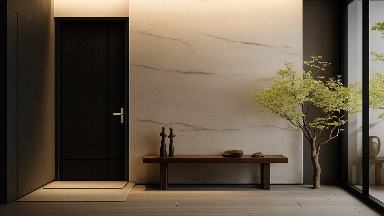 Desain Pintu Luma untuk Rumah Japandi Modern Minimalis