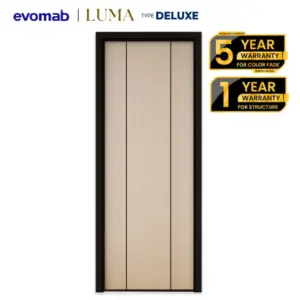 (Custom Ukuran) LUMA Door Engineering Wood Type Deluxe | Garansi 5 + 1 Tahun | Include Engsel & Kusen | Pintu Single, Pintu Double, Pintu Mother & Son, Pintu Sliding